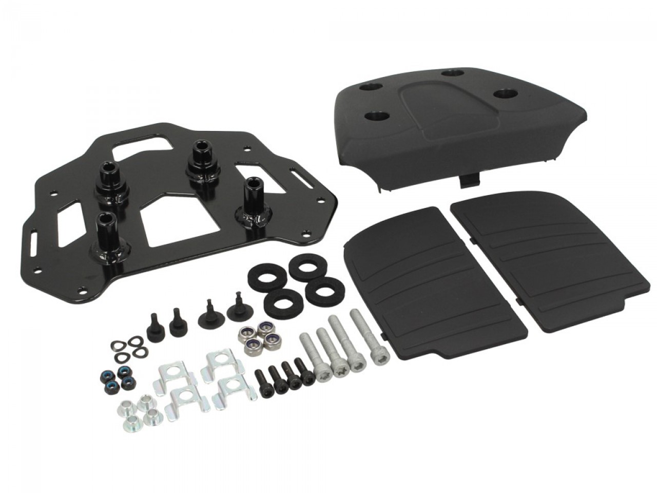 Topcase Kit für MP3 (incl. Halteplatte) 37 l, schwarz, universo 91/B