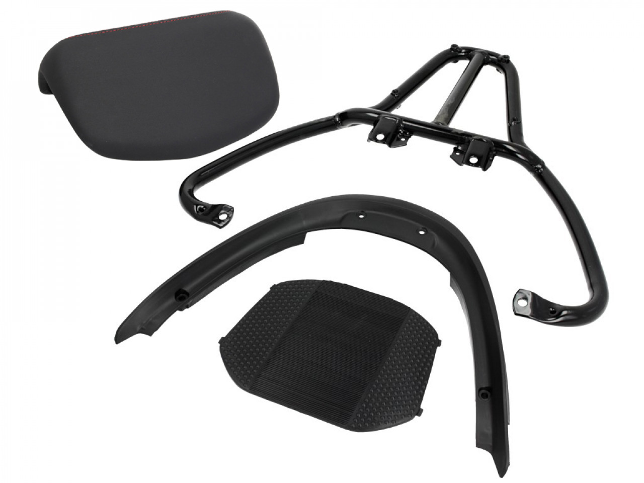 Top Case Kit (inkl. Halteplatte), 37 l, weiß für Piaggio MP3 125 / 300 / Sport HPE