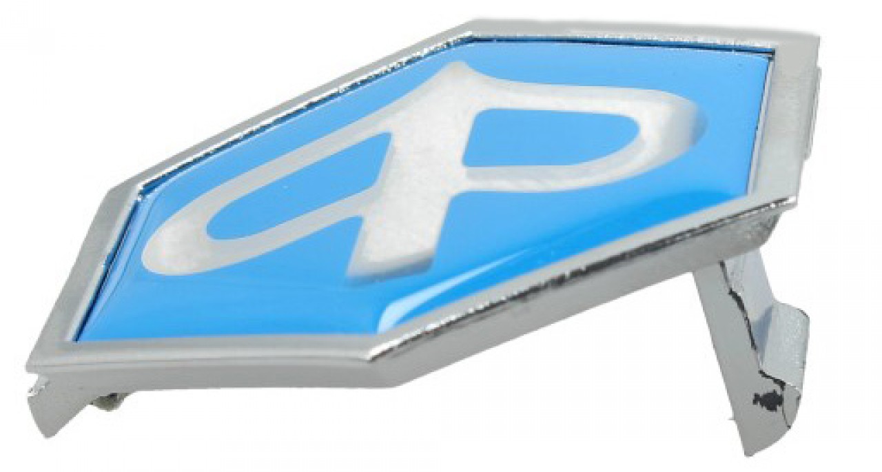 Emblem "PIAGGIO" Kaskade, blau