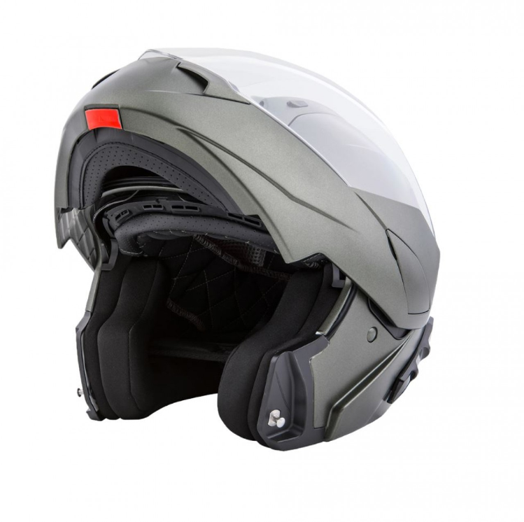 Piaggio Modularhelm grün