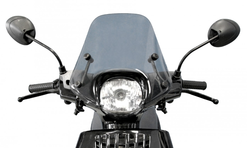 Sport Windschutzscheibe komplett, getönt für ZIP Original Piaggio