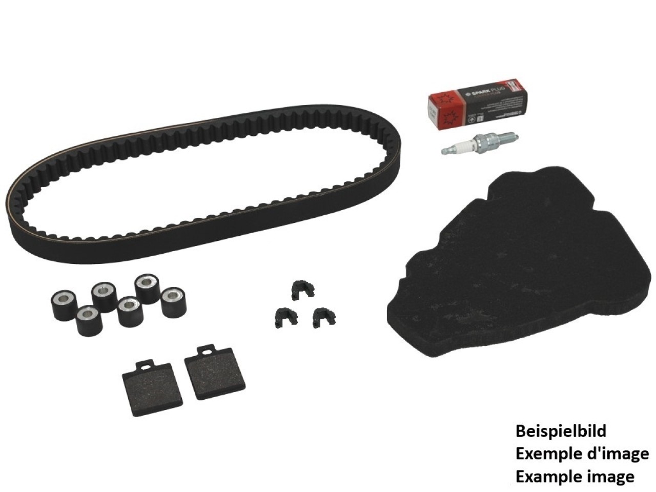 Inspektionskit Plus (OEM) mit Bremsbelägen Vespa LX 125 2009-2011