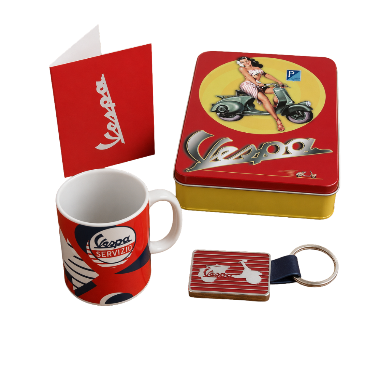 Vespa Merchandise Paket Pin-up