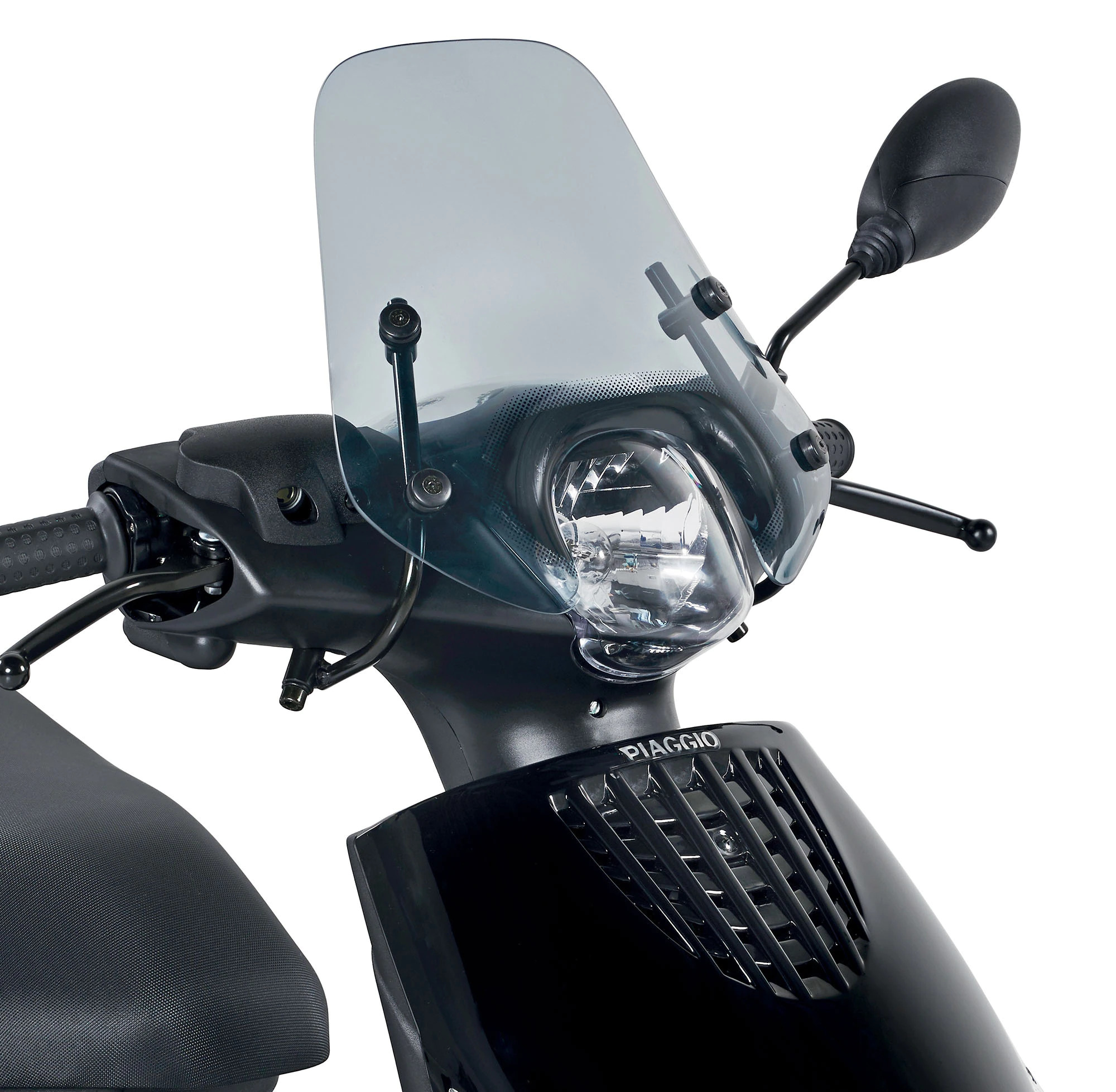 Sport Windschutzscheibe komplett, getönt für ZIP Original Piaggio