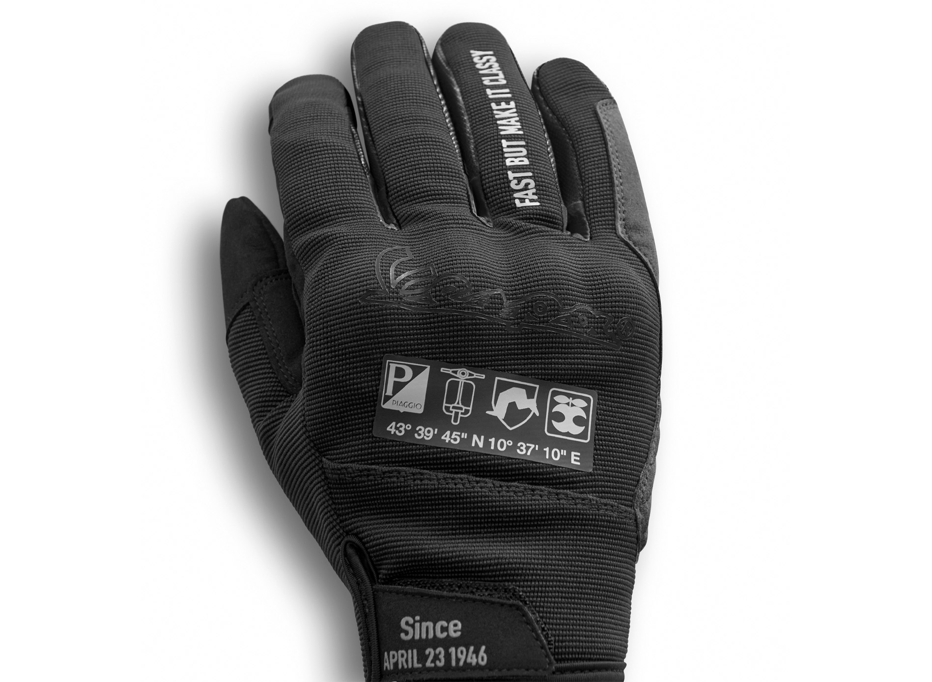 Vespa Handschuhe schwarz DEC