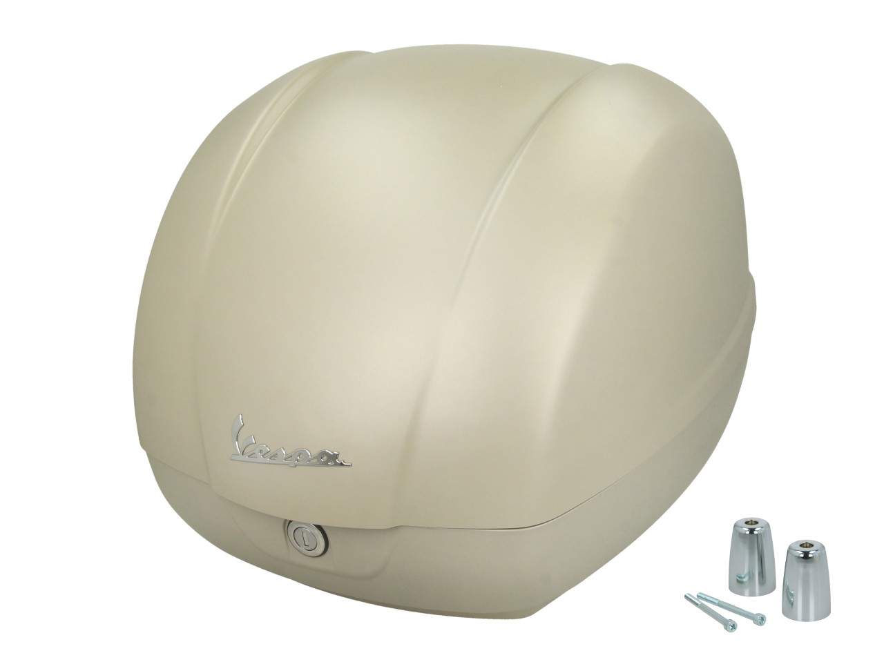 Original Topcase 36L beige matt Q03 für Vespa GTS 125/310 und GTV 310