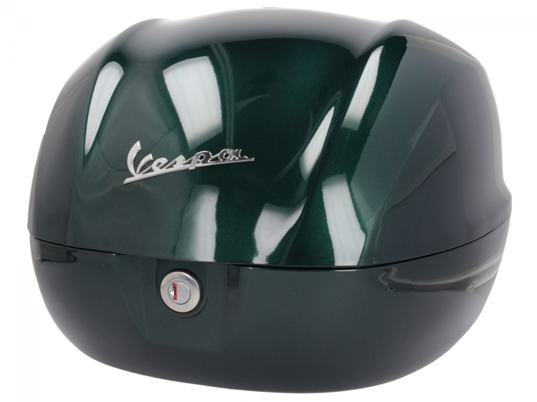 Original Topcase 32 l. für Vespa Primavera / Sprint / GTS Racing 60s Verde Bosco 349/A