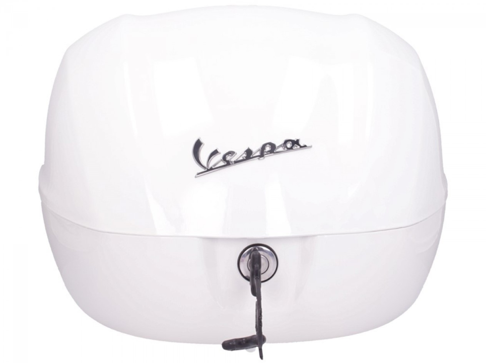 Vespa Topcase 32L weiß glänzend 544 ohne Rückenlehne
