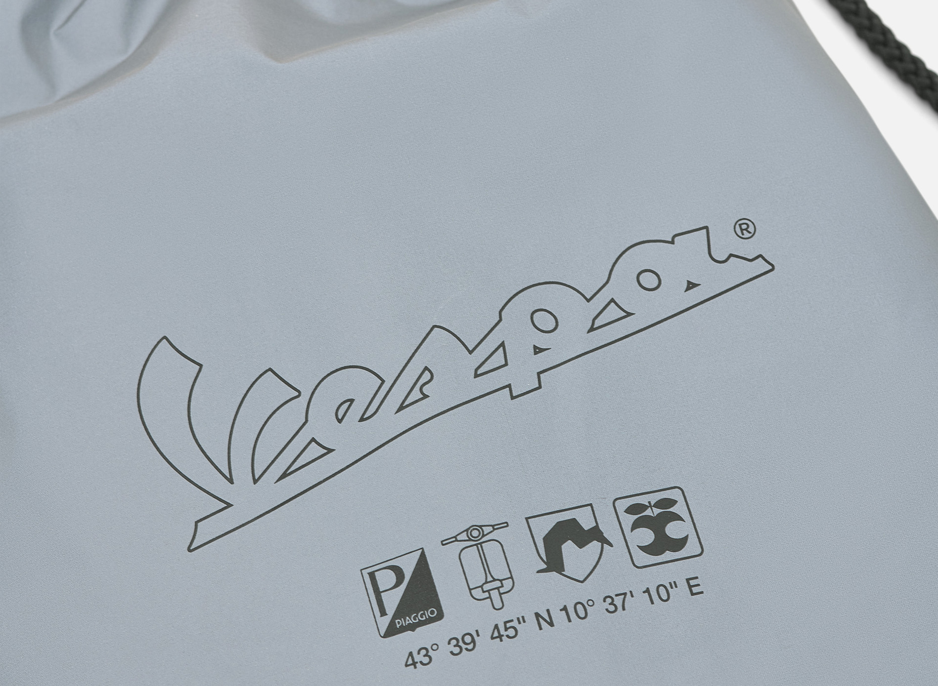 Vespa Turnbeutel/Rucksack Blade grau DEC