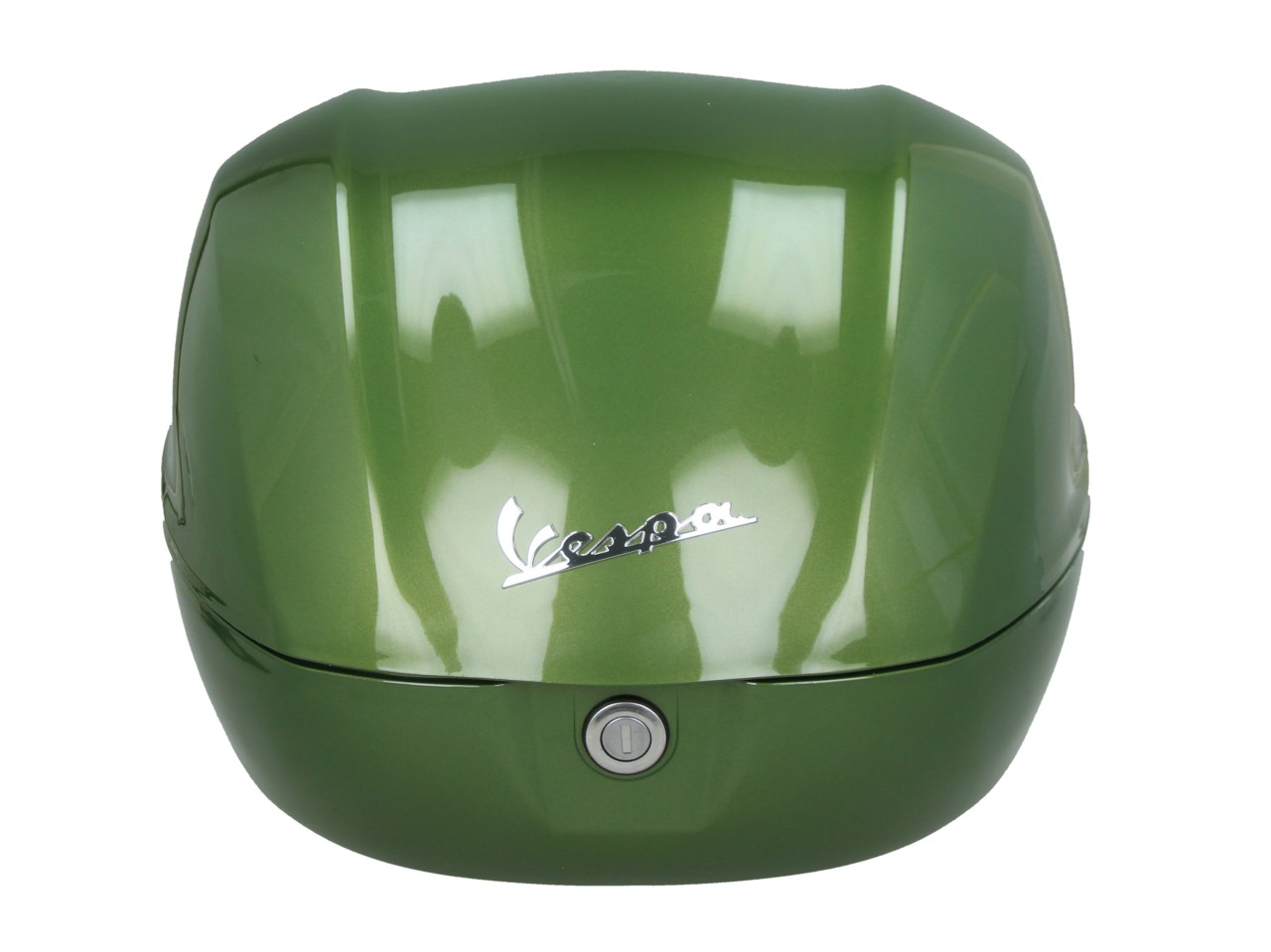 Vespa Topcase 32L grün glänzend V28 ohne Rückenlehne