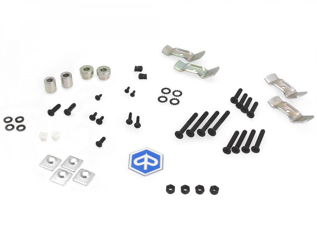Top Case Kit (inkl. Halteplatte), 37 l, grau für Piaggio MP3 125 / 300 / Sport HPE