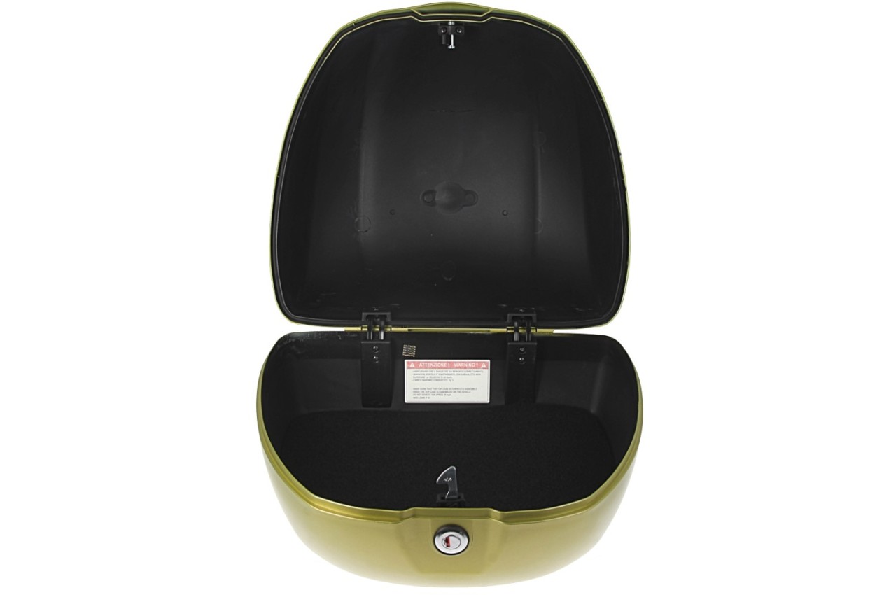 Vespa Topcase 32L matt grün V03 ohne Rückenlehne