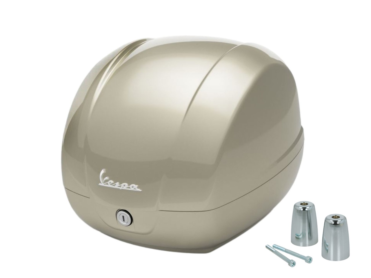 Original Topcase 36L beige Q01 für Vespa GTS 125/310 und GTV 310