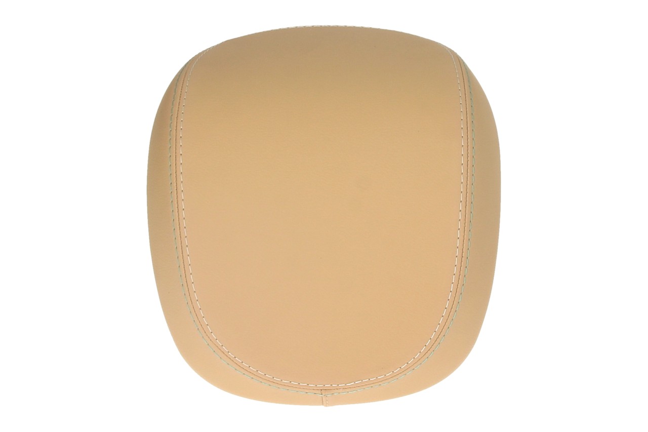 Topcase Kit 32L latte menta (350/A), Rückenpolster beige, Gepäckträger chrom für Primavera