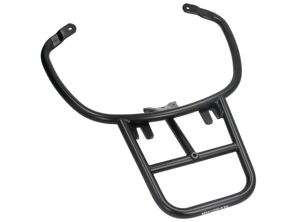 Gepäckträger hinten schwarz matt für Vespa Primavera / Sprint / Elettrica