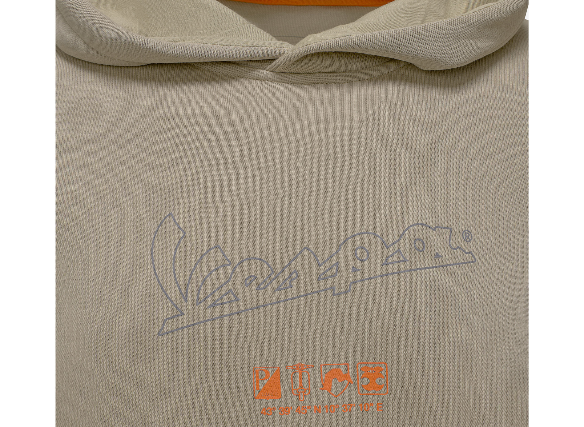 Vespa Hoodie Nomad beige DEC-Kollektion