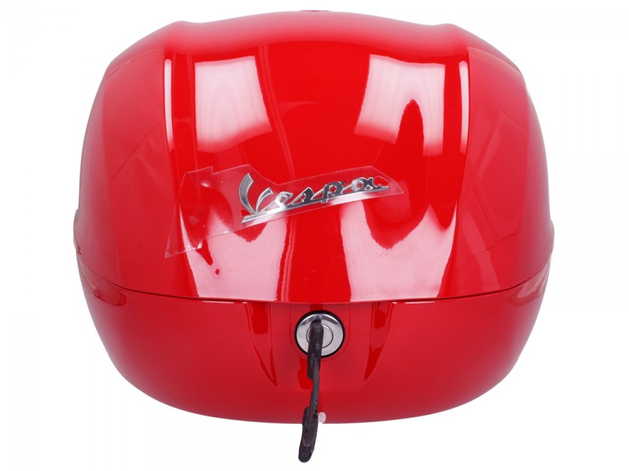 Topcase Kit 32L rot dragon (894), Gepäckträger chrom für Vespa Sprint / Primavera
