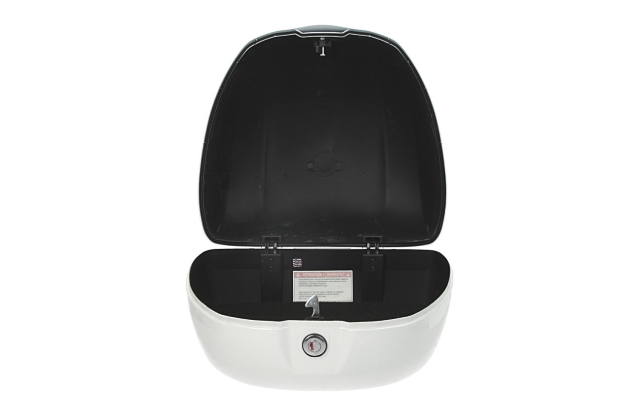 Vespa Topcase 32L weiß glänzend B04 ohne Rückenlehne