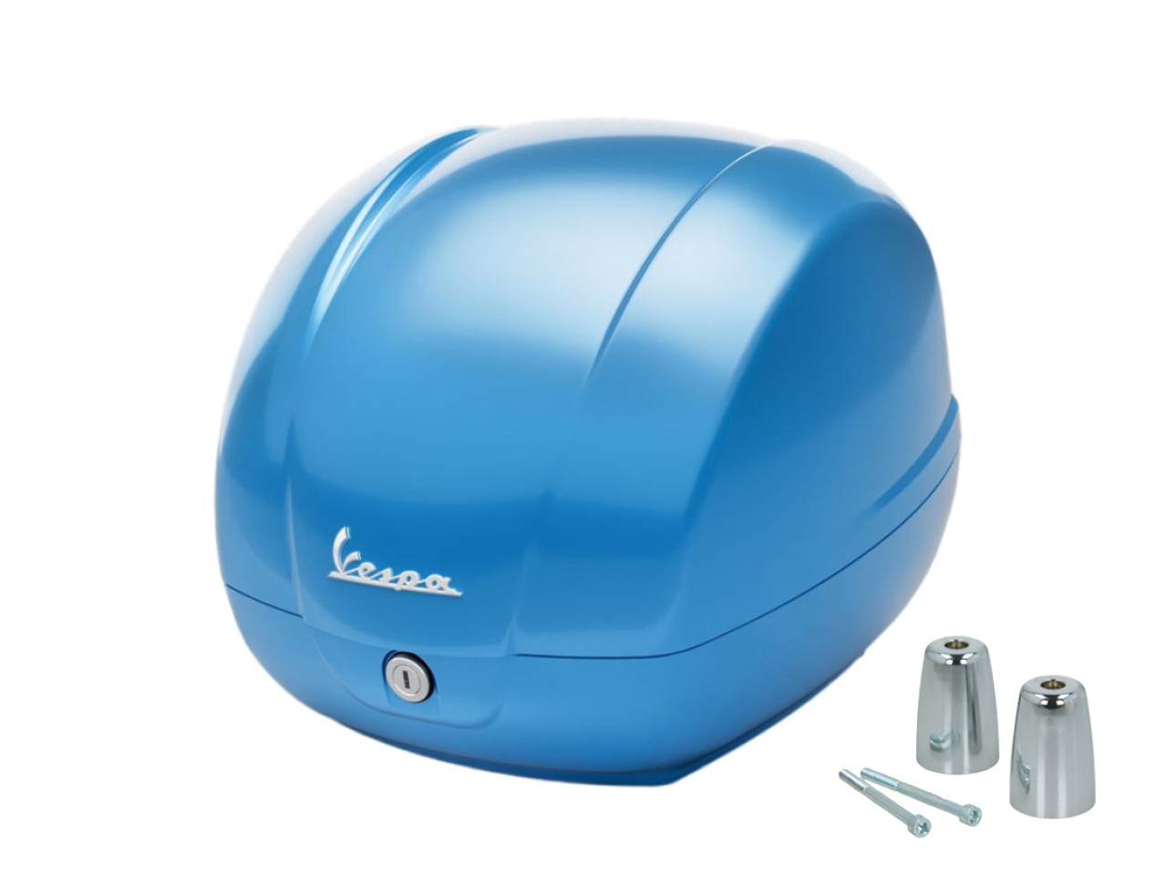 Original Topcase 36L hellblau A19 für Vespa GTS 125/310 und GTV 310
