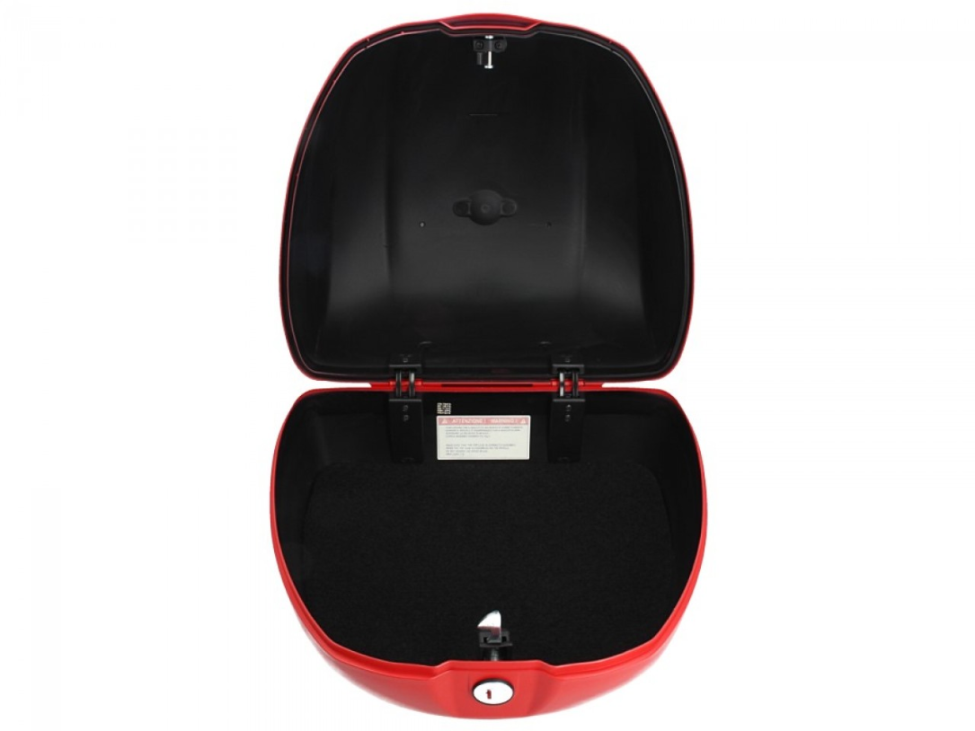 Original Topcase 32 l. für Vespa Primavera rot dragon matt 896/A