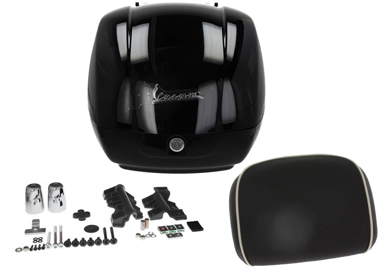 Original Topcase für Vespa GTS - grau / grigio Mouse 715/C, 36 l, My19