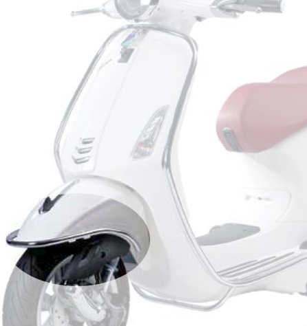 Stoßschutz vorderer Kotflügel Vespa Primavera - chrom