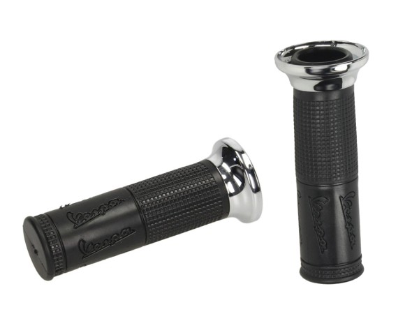 Original Griff schwarz "Logo/chrom" für Vespa ET/​LX/​LXV/​S/​Primavera/​Sprint 50-150ccm