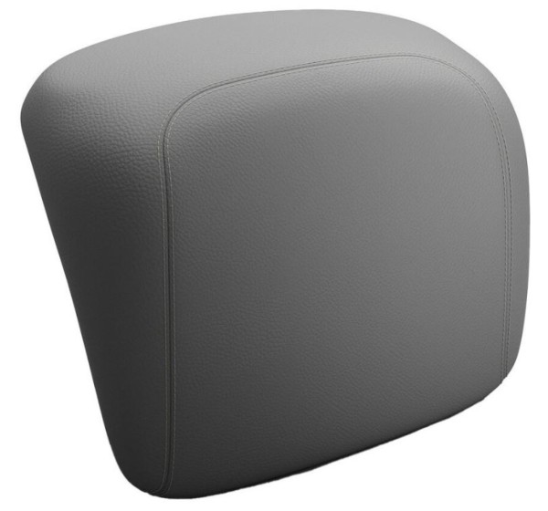 Original Rückenlehne für Vespa GTS/GTV Topcase - grau, Naht grau