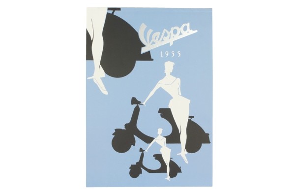 Vespa Notizblock DIN A4, Vespa 1955