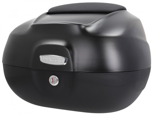 Top Case 37L mit Rückenlehne für Piaggio Medley 125/150 (20-24) - schwarz matt 85/C
