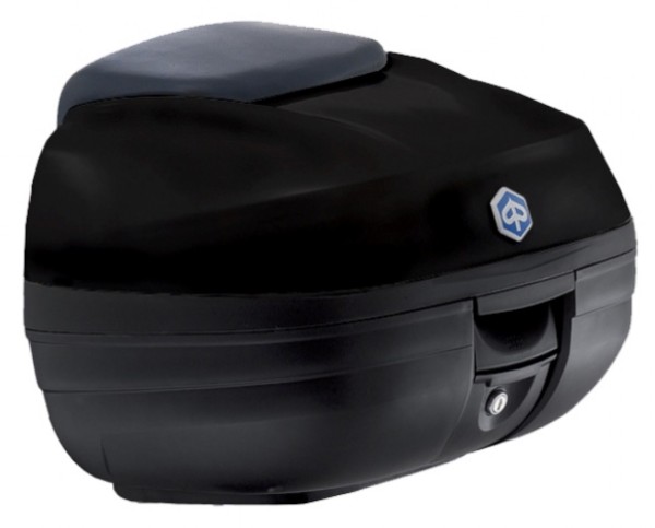 Top Case Kit (inkl. Halteplatte), 37 l, schwarz für Piaggio MP3 125 / 300 / Sport HPE