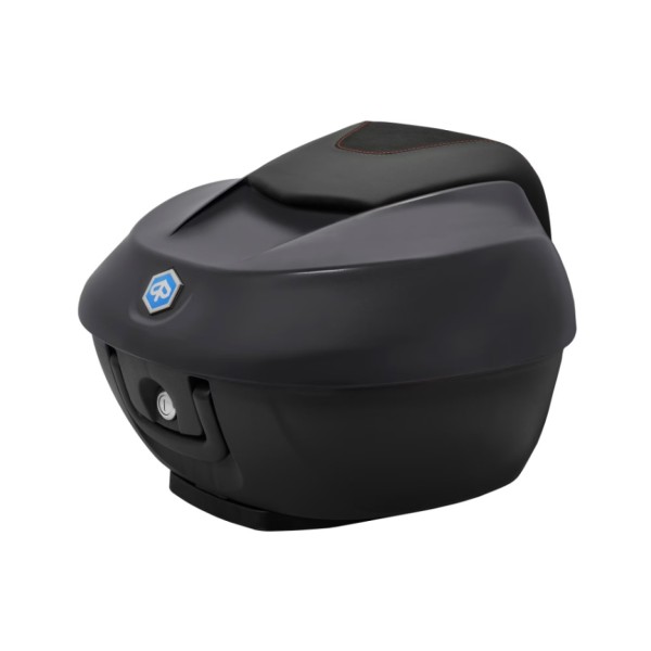 Top Case 36L für Piaggio Beverly HPE 310 / 400 mit lackiertem Deckel - schwarz matt 93/B