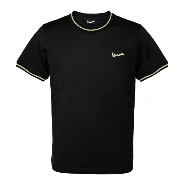 75 Jahre - Vespa T-Shirt schwarz