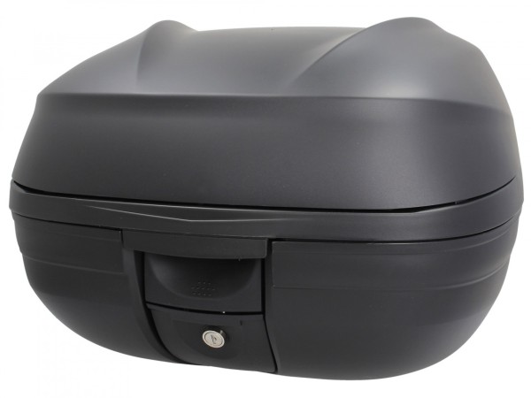 Top Case Kit (inkl. Halteplatte), 37 l, schwarz matt für Piaggio MP3 125 / 300 / Sport HPE