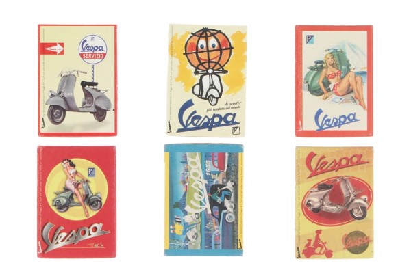 Vespa Magnet, 6 Stück