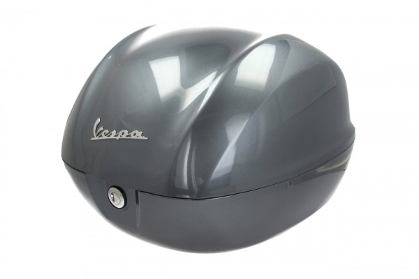 Vespa Topcase 32L grau glänzend G03 ohne Rückenlehne