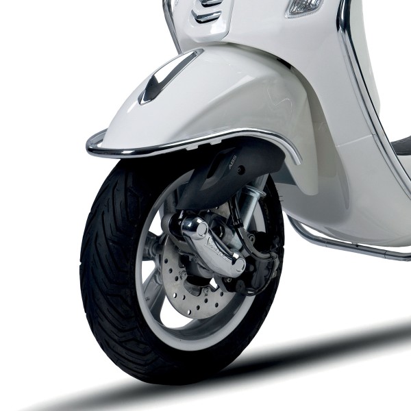 Stoßschutz vorderer Kotflügel Vespa Primavera - chrom