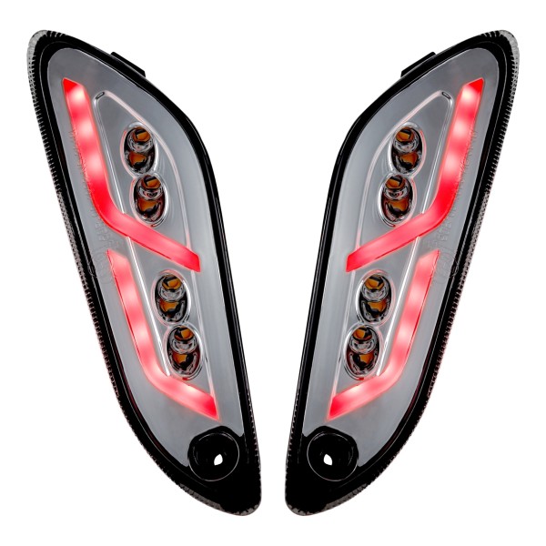 Blinker Kit hinten links / rechts LED klar für Vespa Primavera /​ Sprint 125-150ccm SIP Style