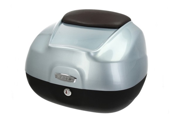 Top Case 37L mit Rückenlehne für Piaggio Medley 125/150/200 - grigio azzuranto